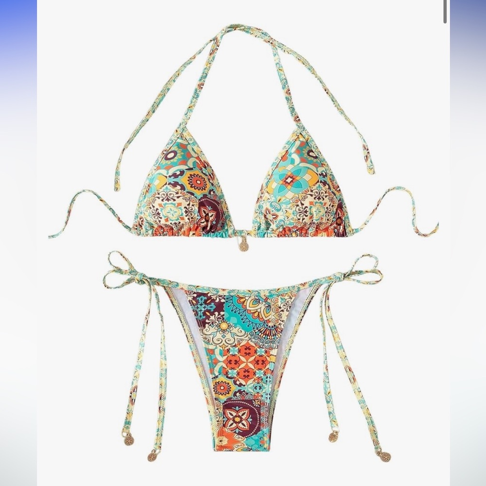 Multicolor bikini set